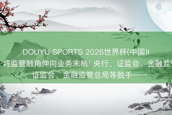 DOUYU SPORTS 2026世界杯(中国)IOS/安卓官方下载 将监管触角伸向业务末梢! 央行、证监会、金融监管总局等脱手——
